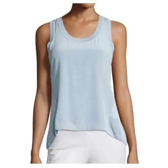Rag & Bone Women’s Sora Silk-Combo Shell Tank in Navy Blue Size XS - Picture 5 of 6